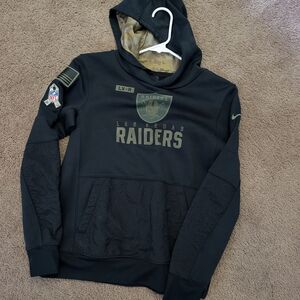 Las Vegas Raiders Black Hoodie Youth Medium